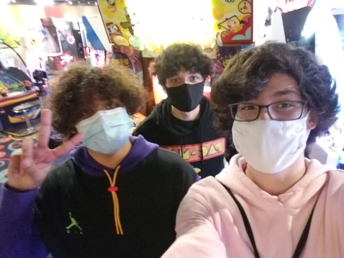With Kaipo (left), Rey-ドン (middle), and me, Kevin (right)
